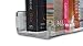 QUVAIL Acrylic Floating Shelves Shelfs for Walls Bookcase Display Shelf Mounted Bookshelves for Book Kids Room Nursery Bathroom Nail Polish 15 inch Set of 3, 6mm(1/4inch) Hardware Included