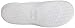 isotoner Women's Terry Slip On Clog Slipper with Memory Foam for Indoor/Outdoor Comfort, White Scalloped, 9.5-10