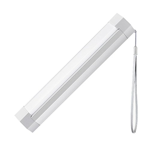 GQQ Portable LED Camping Light,[Power Bank][Battery Work Light][Emergency Lamp][Handy Light] Magnetic Light Stick With2600mah Rechargeable Power for Phone Charging, Fishing,Hiking,Emergency Outages,