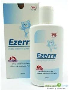 Ezerra Extra Gentle Cleanser Daily Cleanser Children Dry Sensitive Skin 150 Ml.[free for You Beauty Gift]