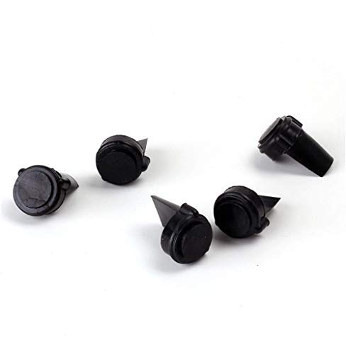 Enhanced Test Tube Stopper - 5 Piece (Black)