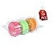 Backery Supply Plastic Clear Macaron Insert with Clip Closure Holds 3 Macarons (Case of 50 Sets)