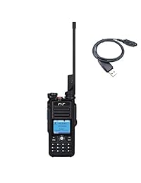 TYT MD-2017 Banda Dual VHF / UHF DMR Radio Bidireccional Portátil IP67 Impermeable 5W Radio Jamón TDMA Nivel I / II