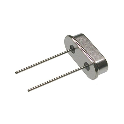 Optimus Electric Quartz Crystal Oscillator 11.0592MHz for Microprocessor Microcontroller Precision Frequency Timing Time Tracking Clock Signals with Through Hole Mounting Type from Pack of 10