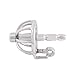 TERNENCE Stainless Steel Male Chastity Device Accessories 8mm tubing (Silvery Y13)