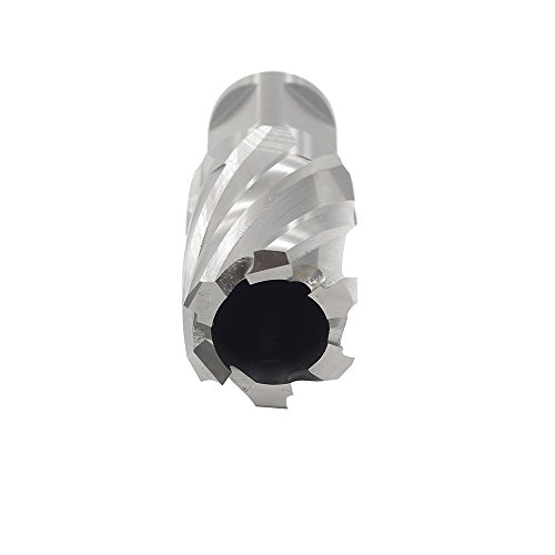 Annular Cutter JESTUOUS 3/4 Inch Weldon Shank 15/16 Cutting Diameter 1 Cutting Depth Two-Flat HSS Kit for Magnetic Drill Press,1 Piece