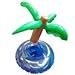 BIGTHING 12-Piece Inflatable Flamingo and Palm Tree Drink Holder