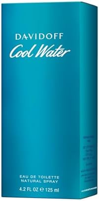 Cool Water Eau de Toilette para Hombre | Fragancia aromática masculina, fresca y con notas de cilantro, menta y lavanda | Intensidad media |125 ml
