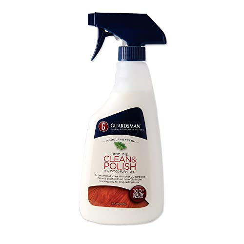 Guardsman Anytime Clean & Polish Wood Cleaner & Furniture Polish for Cabinets,…