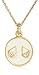 Kate Spade New York Women's Enamel Libra Pendant Cream/Clear Pendant Necklace, 18