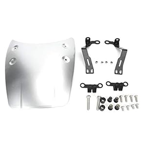 Voorruit Vuilafstotend Slijtvaste winddeflector Koplampen Kuip voor comfortabel rijden om schoon te houden(Silver)