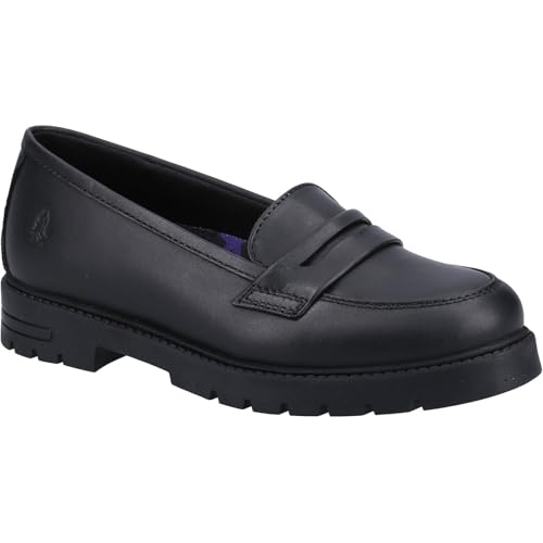 Hush Puppies Hazel Slipper Senior Schuluniform-Schuh, Schwarz, 37 EU