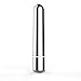 Mini but Powerful Rocket Bullet Vibration with Multi-speed for Couples, Silver