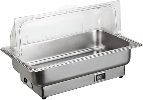 Stainless Steel Hot Pot, Hot Pot High-end Food Warmer Buffet Wedding Party Banquet Catering Event (Double 13L) (Double 13L)