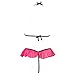 Lisli Woman Perspective Rose Lingerie Deep V Neck Sleepwear Dress