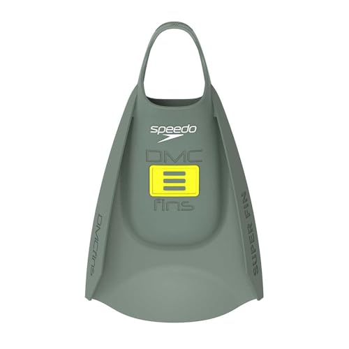 Speedo Unisex-Adult DMC Super Fin | Fitness | Bodysurfing | Body Boarding | Silicone | Easy-On | Premium Construction Fins