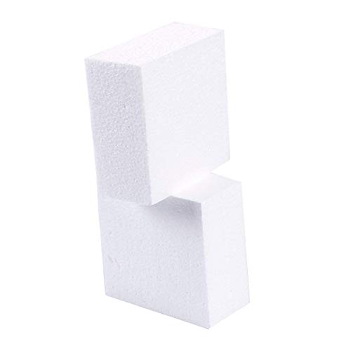 Juvale 12 Styroporblöcke für Bastelarbeiten, Modellbau, Wissenschaftsmodelle, 10,2 x 10,2 x 5,1 cm, Weiß – Bild 6
