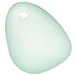 Beadaholique Cultured Sea Glass, Freeform Nugget Pendants 17-37mm, 5 Pieces, Seafoam Light Aqua
