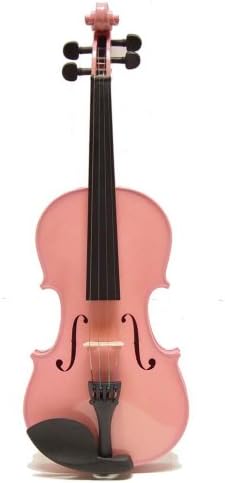Violinsmart Solid Pink Color Student Violin Size 4/4