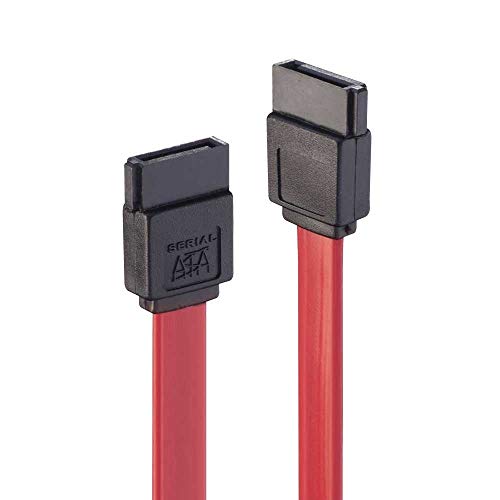 Lindy 33323 cable de SATA 0,2 m 7-pin - Cable SATA III, Female a Female connector, Rojo, para Ordenador personal