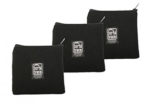 PortaBrace PB-B63 Padded Accessory Pouch, Set of 3, 6