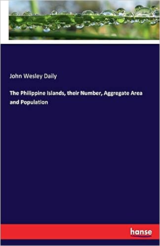 The Philippine Islands, their Number, Aggregate Area and Population