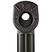 JUSTRITE 26800D Smokers Cease-Fire Receptacle, Deco Black