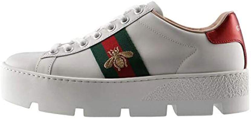 Amazon グッチ スニーカー New Ace エース エンブロイダリー プラットフォーム レディース 靴 スニーカー Dope0 9064 並行輸入品 Gucci グッチ スニーカー