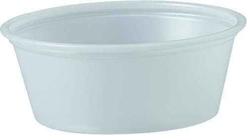 Photo 1 of Solo Plastic Cups 1.5 oz Clear Portion Container for Food, Beverages, Crafts (Pack of 250)