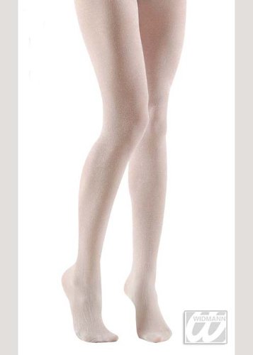white glitter tights