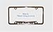 BMW License Plate Frame Wording (Silver)