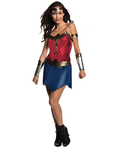 Rubies DC Justice League: Wonder Woman Costume for Adults, Women's Large