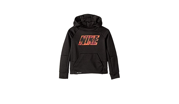 black and orange nike jumper