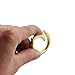 JCBIZ 6pcs 35mm Round Spring Snap Hooks Clip DIY Accessories for Handbag Purse Shoulder Strap Key Chains Buckle Zinc Alloy Circle Round Metal Spring Key Ring Light Gold