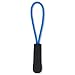 [10] Zipper Pulls - Strong Nylon Cord with Ergonomically Designed Rubber No Slip Textured Gripper Pull to Fit Any Zipper Materials-Zipper Fixer-by NEO Tactical Gear (Black/Blue)