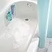 iDesign Hanging Suction Shower Caddy Basket for Bathroom Storage - Clear - Made in USA