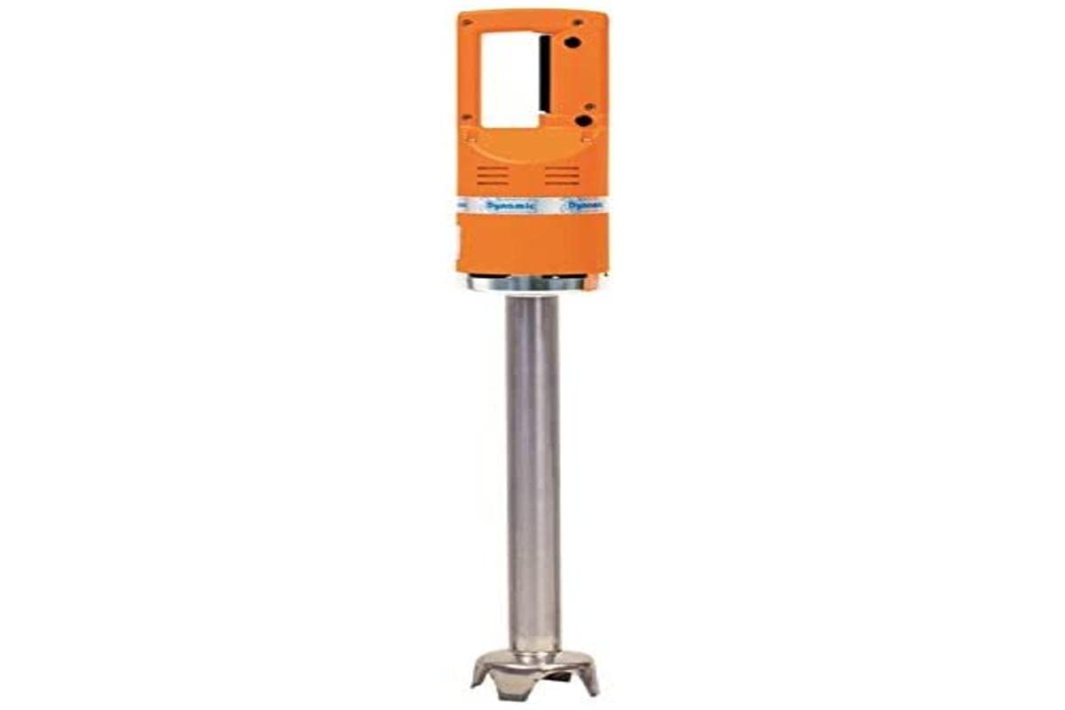 Dynamic 600W Master Stick Blender MX91, Orange, Shaft length: 410 mm/16.1 inch, Single Speed 9500 RPM, Blends up to 100 Litres of Ingredients at a Time, Titanium Coated Blade, K472