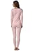 Hieasy Women's Stretch Cotton Thermal Underwear Mid Weight Base Layer Set
