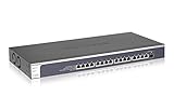 NETGEAR 16-Port Smart Managed Plus Switch, 16x10GBASE-T, 1xSFP+, ProSAFE Lifetime Protection (XS716E)