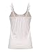 ZANZEA Women Sexy V Neck Sleeveless Spaghetti Strap Camisole Lace Cami Tank Tops Blouses White L