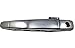 PT Auto Warehouse GM-3545M-FL - Outside Exterior Outer Door Handle, Chrome - Driver Side Front