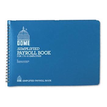 Amazon.com : DOM710 - Dome Simplified Payroll Record : Payroll Books