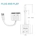 Headphones Adapter for iPhone 8/ X/XS MAX/XR/ 8 Plus/ 7/7 Plus for iPhone Charger 3.5mm Adaptor Jack Dongle Earphone Convertor 2 in 1 Music Charger Cables Charge + Audio Support iOS 12thumb 4