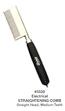 Annie Electrical Straightening Comb Medium Straight Teeth #5530