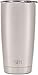 Simple Modern 20oz Cruiser Tumbler - Vacuum Insulated Double Wall Espresso Cup - Travel Mug 18/8 Stainless Steel Thermos Silver - Simple Stainless