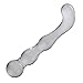 Wowlife Sex Toys Transparent Glass Crystal Penis Female masturbation Glassware Stimulator Stimulation Anal Plug Sex Groud Toy with 1pcs Wowlife's Pouch