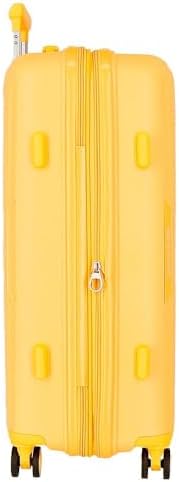 Joumma Bags Inari - Valigia rigida ABS, diverse dimensioni, nero, verde, rosso, grigio, poliestere, giallo, Taglia unica, Set 2 valigie