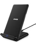 Anker PowerPort Wireless 5 Stand, 5W Standard Qi-Certified Wireless Charger for iPhone X, iPhone 8 / 8 Plus (AC Adapter Not Included)
