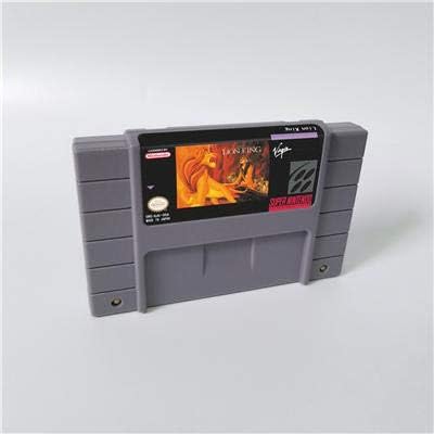 Game card - Game Cartridge 16 Bit SNES , Game The Lion King - Action Game Card US Version English Language