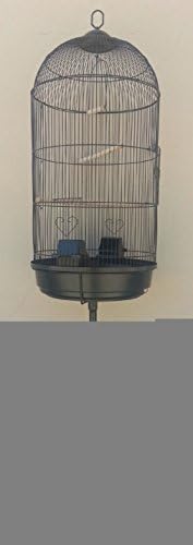Large Round Dome Bird Cage Finch Canary Cockatiel Parakeet Bird Cage With Stand